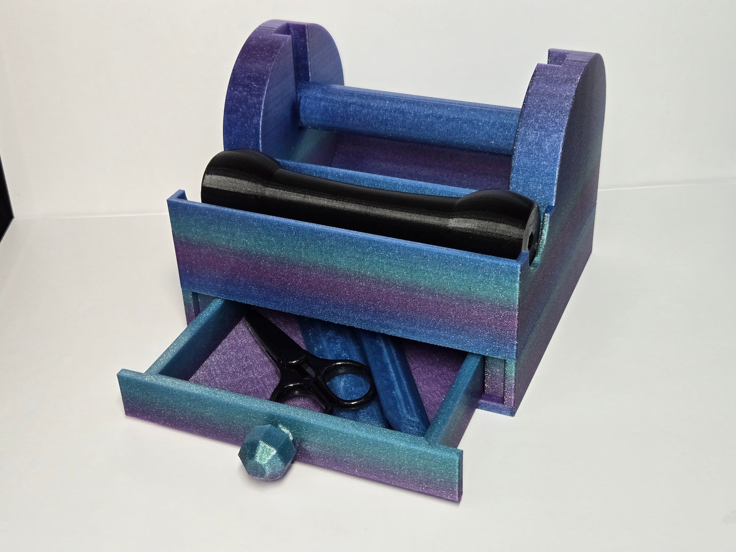 Galaxy Rainbow Sinew Caddy with Tool Holder. No Restock on this color.