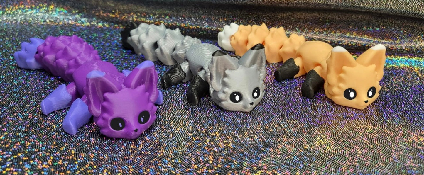 Articulated Flexy Foxes, Adult Desk Toys.