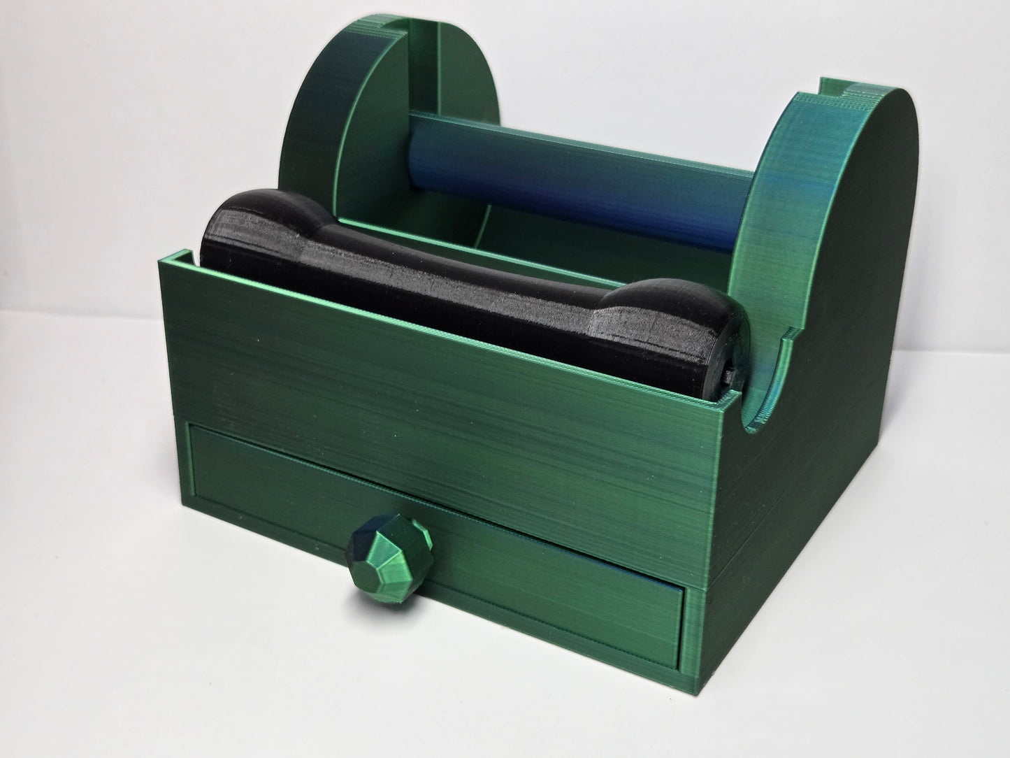 Sinew Caddy With Tool Storage. Green/Blue Duo-Chrome, No Restock on this Color.