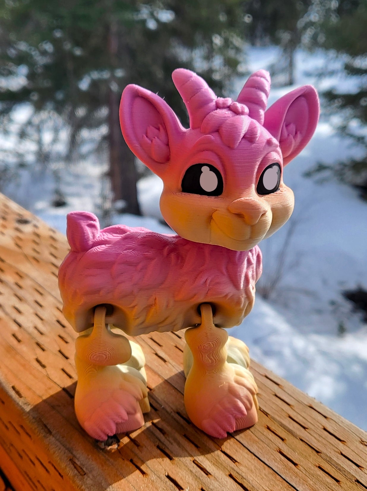 Articulated Goat Desk Toys