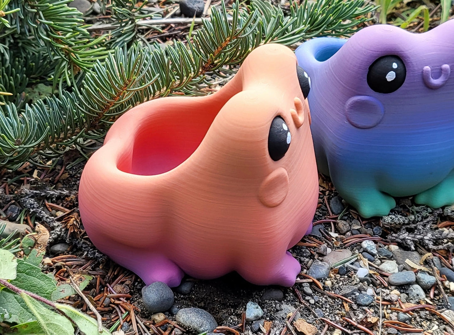 Planter Bootie Frogs Succulent Planters/Dice Cups.