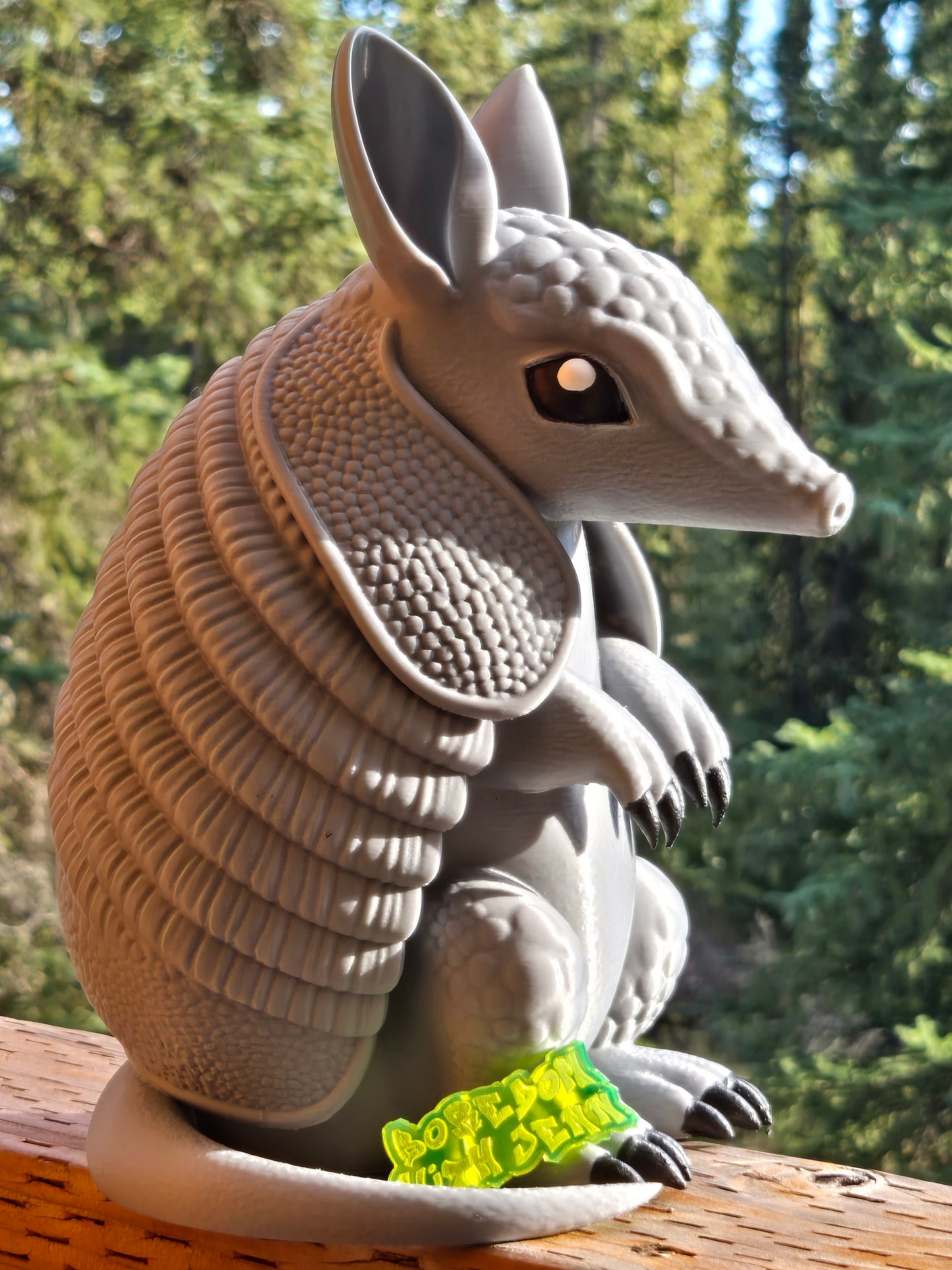 Armadillo , Mudroom Frens, 3d Printed Porch and Desk Animals