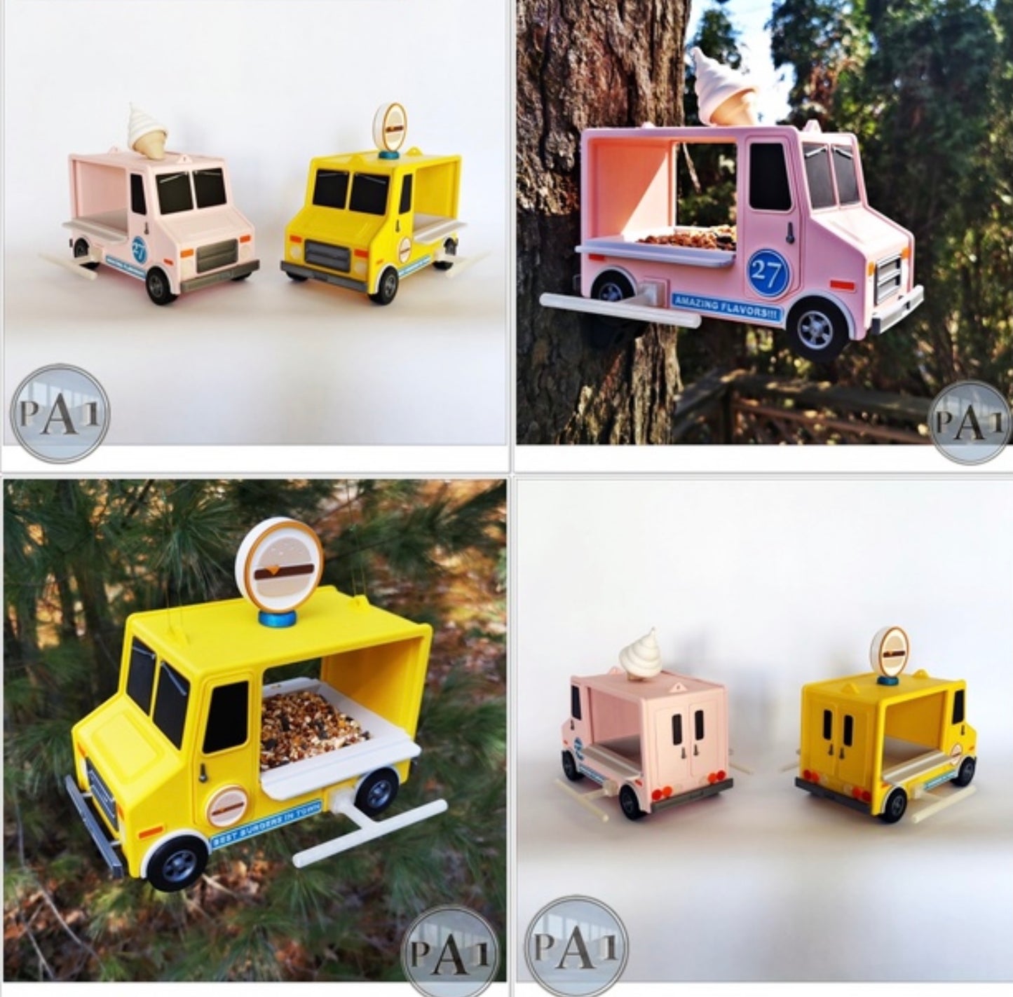 Bird Feeder Burger Truck