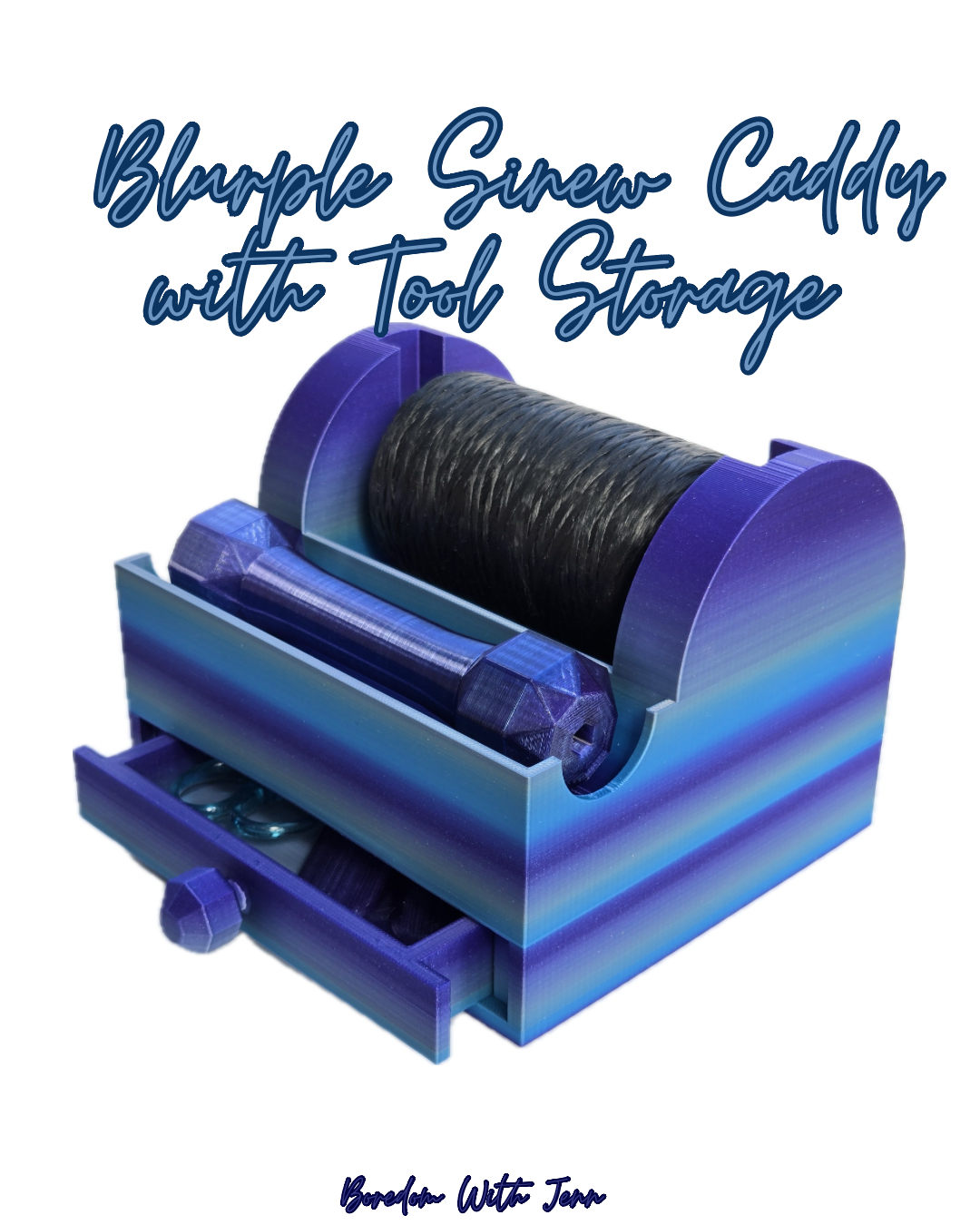 Sinew Caddy with Tool storage. Blurple.
