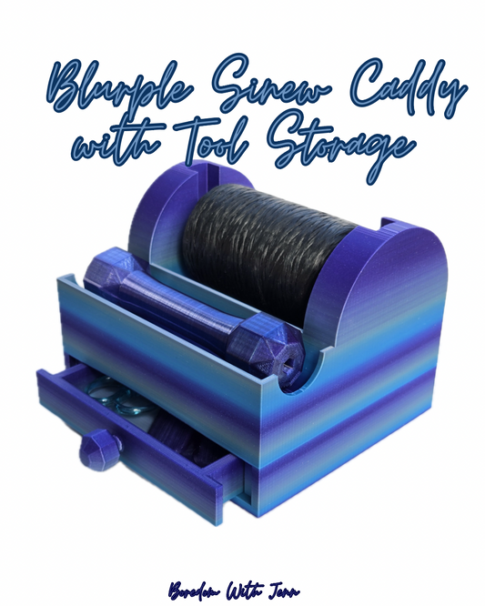 Sinew Caddy with Tool storage. Blurple.