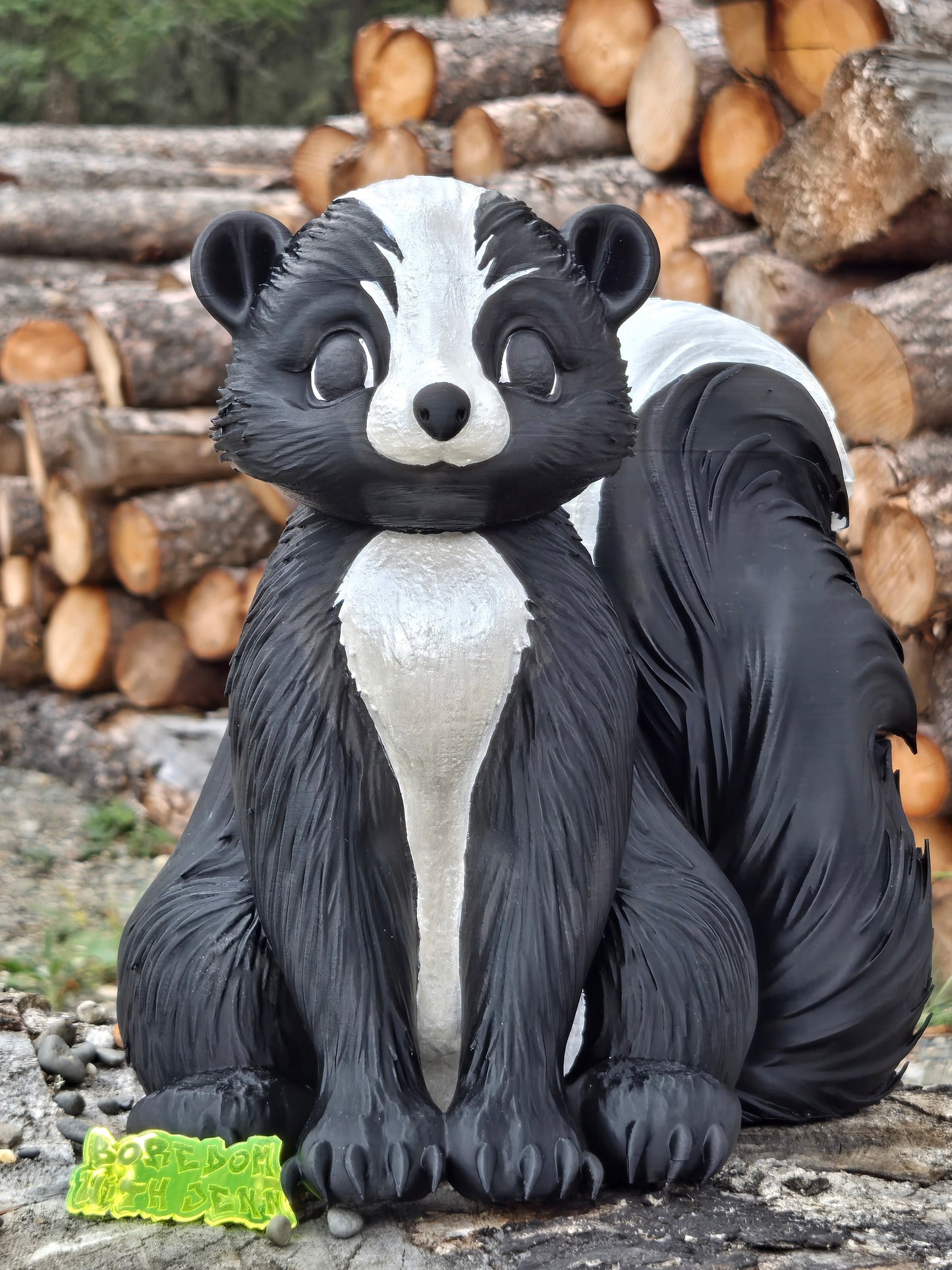 Skunk , Mudroom Frens, 3d Printed Porch and Desk Animals