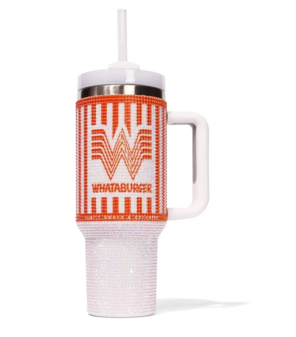 Bling WhatAburger 40 oz Tumbler