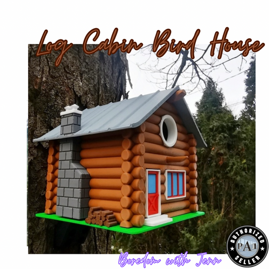 Birdhouse Log Cabin