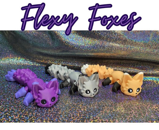 Articulated Flexy Foxes, Adult Desk Toys.