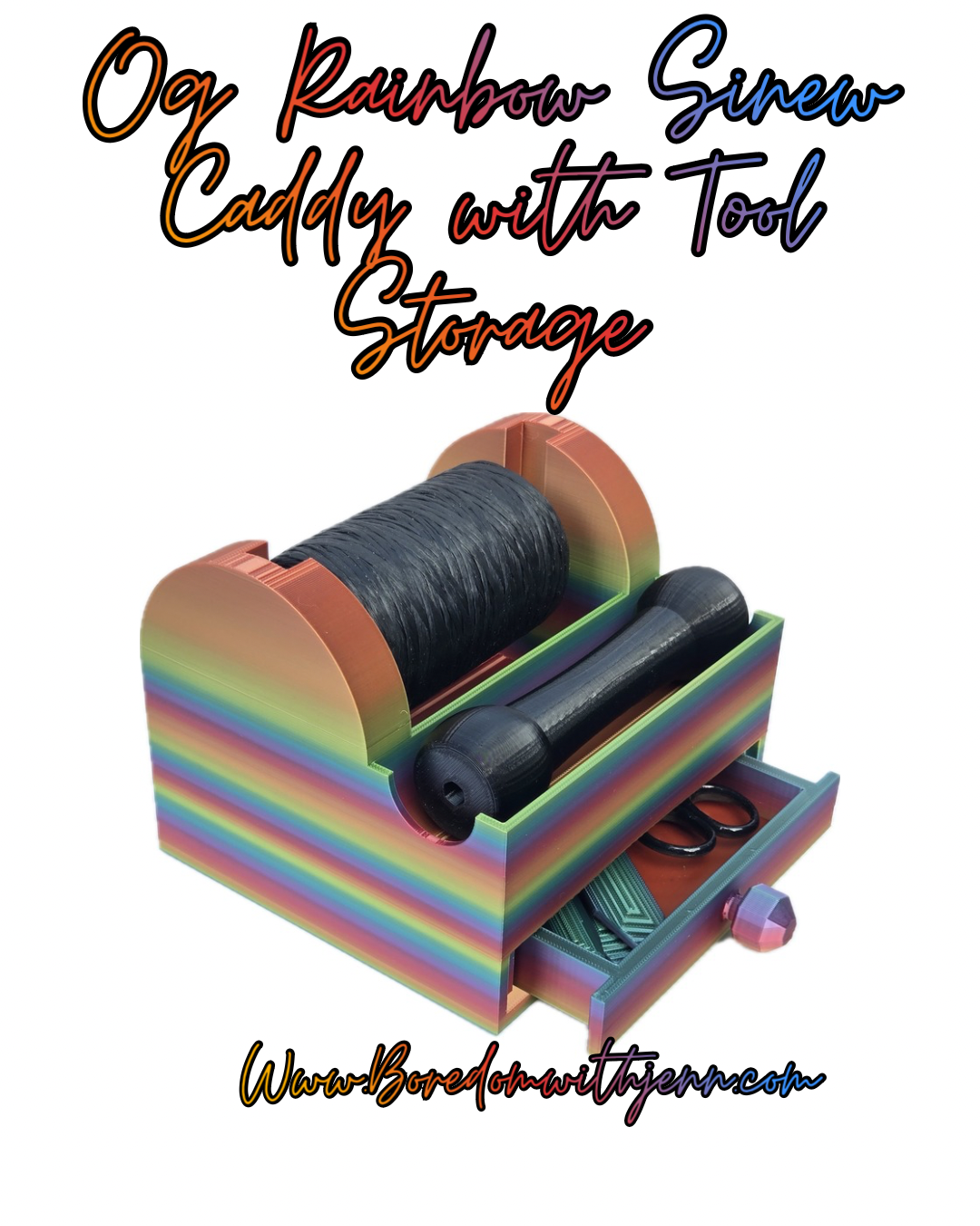 Og Rainbow Sinew Caddy with Tool Holder.