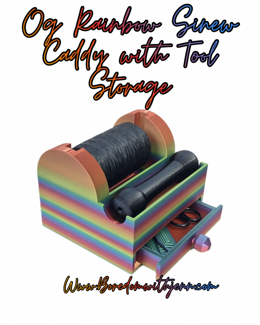 Og Rainbow Sinew Caddy with Tool Holder.