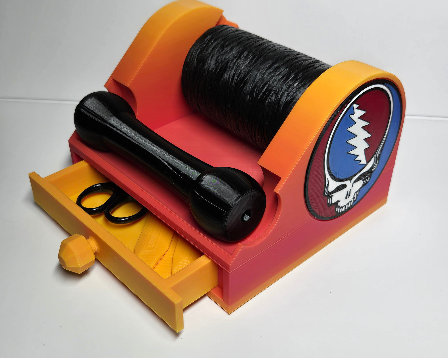 Sunrise Stealie Sinew Stand with Tool Storage.