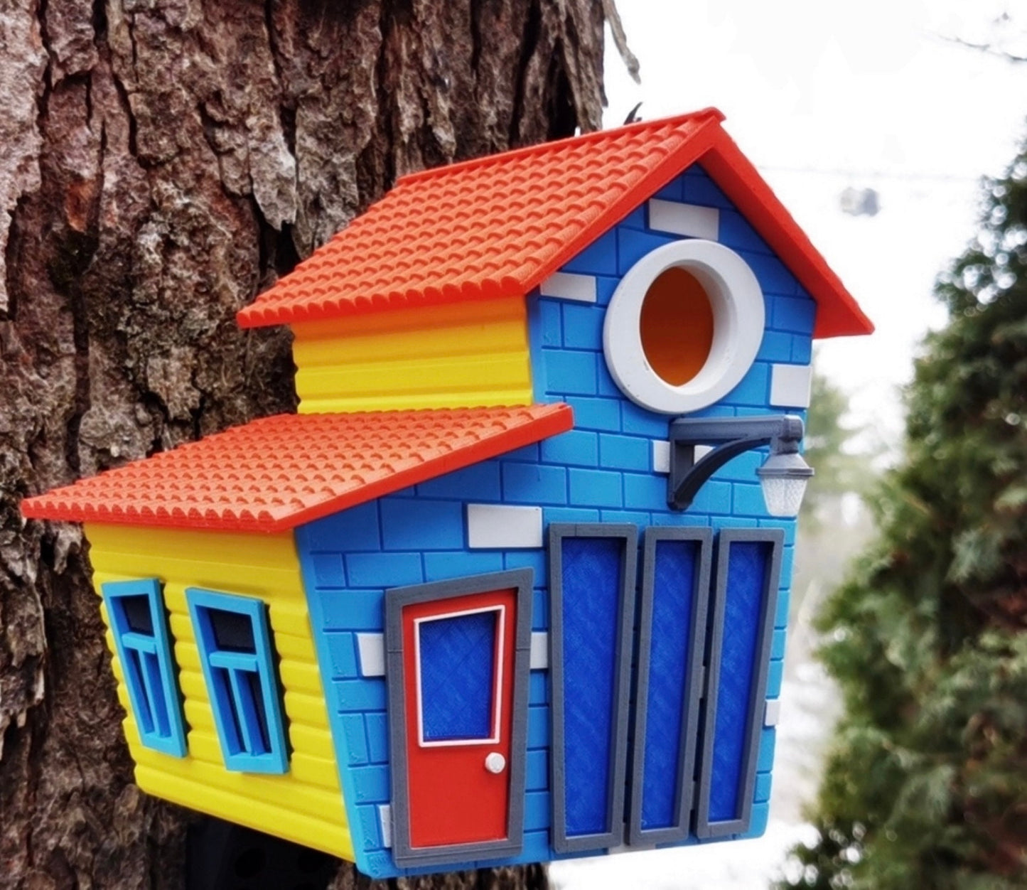 Birdhouse Cartoony  Duplex