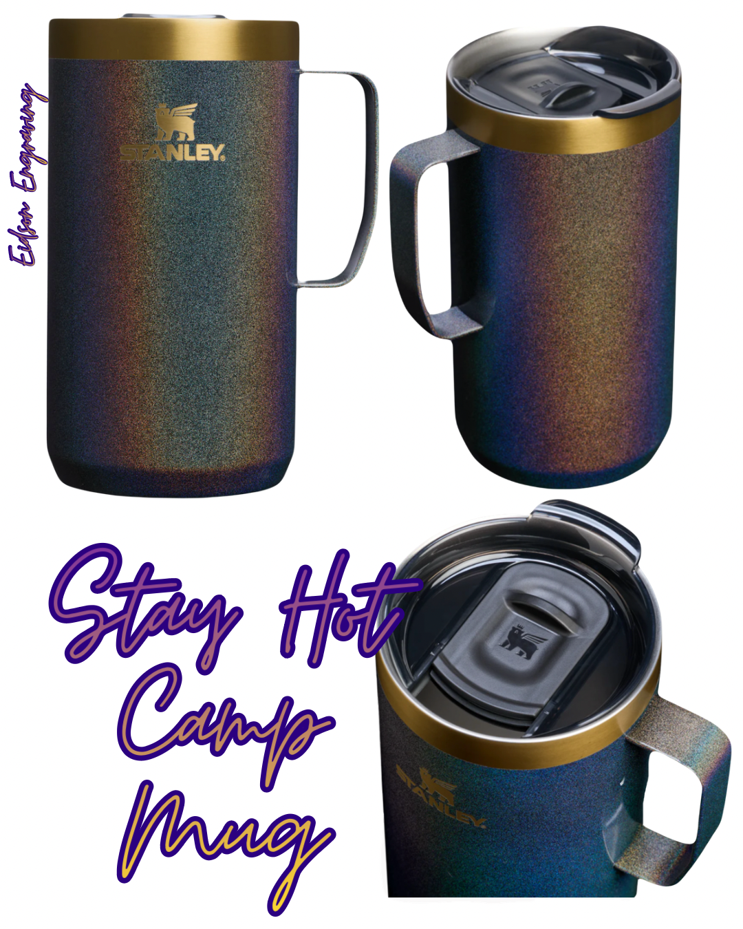 Engraved Stanley, The Dream Weaver Stay-Hot Camp Mug | 24 OZ