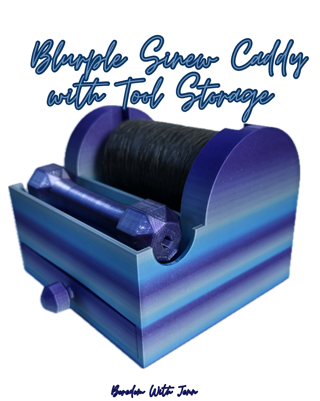 Sinew Caddy with Tool storage. Blurple.