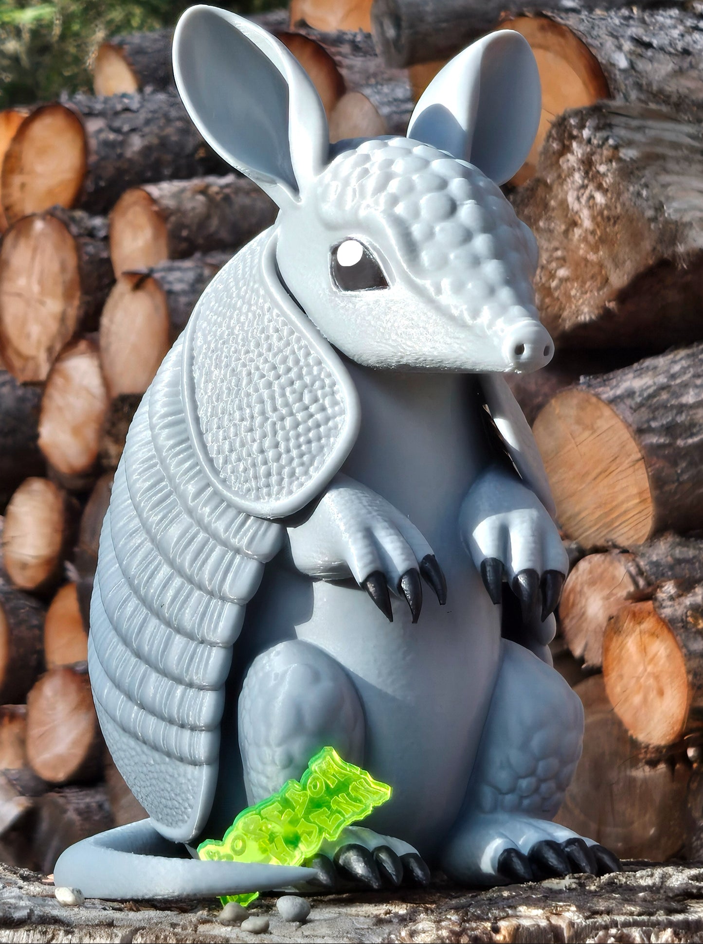 Armadillo , Mudroom Frens, 3d Printed Porch and Desk Animals