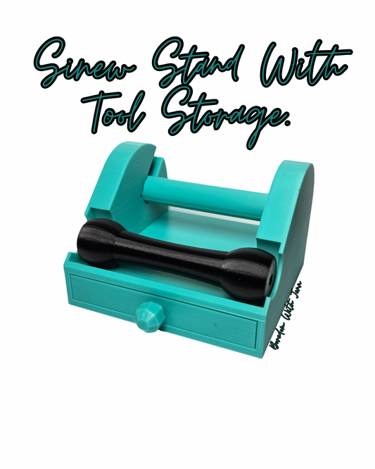 Sinew Stand With tool Storage.