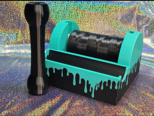 Sinew Caddy and Puller Set, Color Drips.