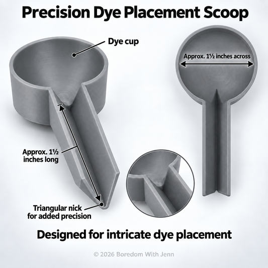 Precision Dye Placement scoop.
