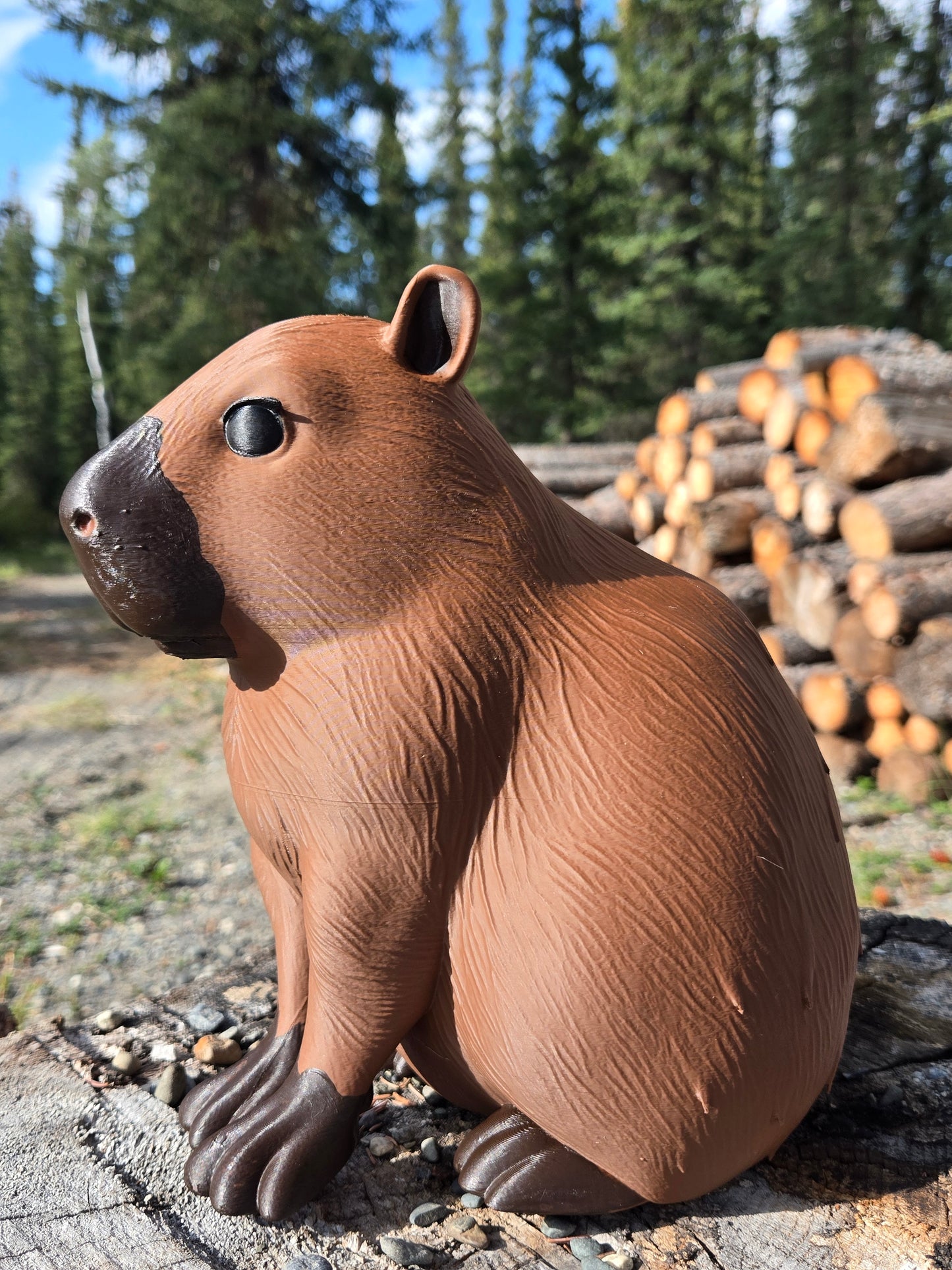 Capybara, Mudroom Frens, 3d Printed Porch and Desk Animals