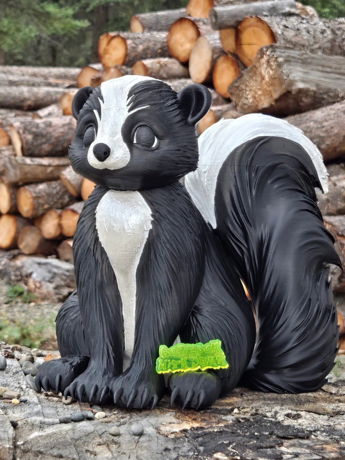 Skunk , Mudroom Frens, 3d Printed Porch and Desk Animals