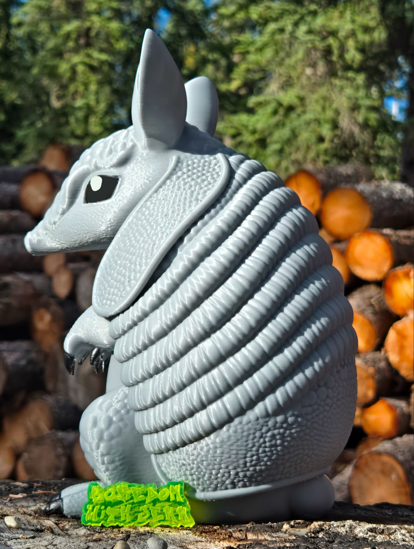Armadillo , Mudroom Frens, 3d Printed Porch and Desk Animals