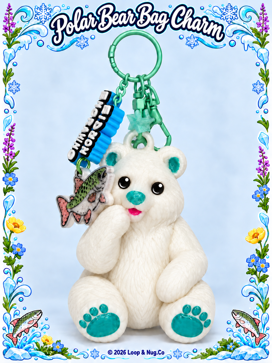 Alaskan Bears Bag Charms
