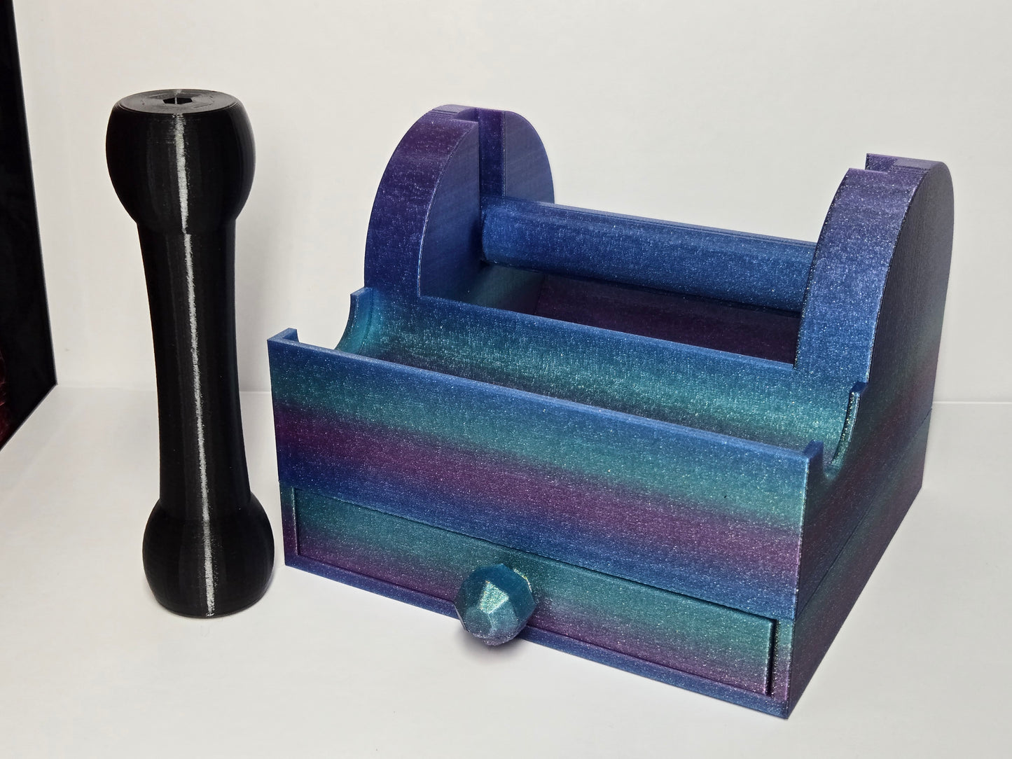 Galaxy Rainbow Sinew Caddy with Tool Holder. No Restock on this color.