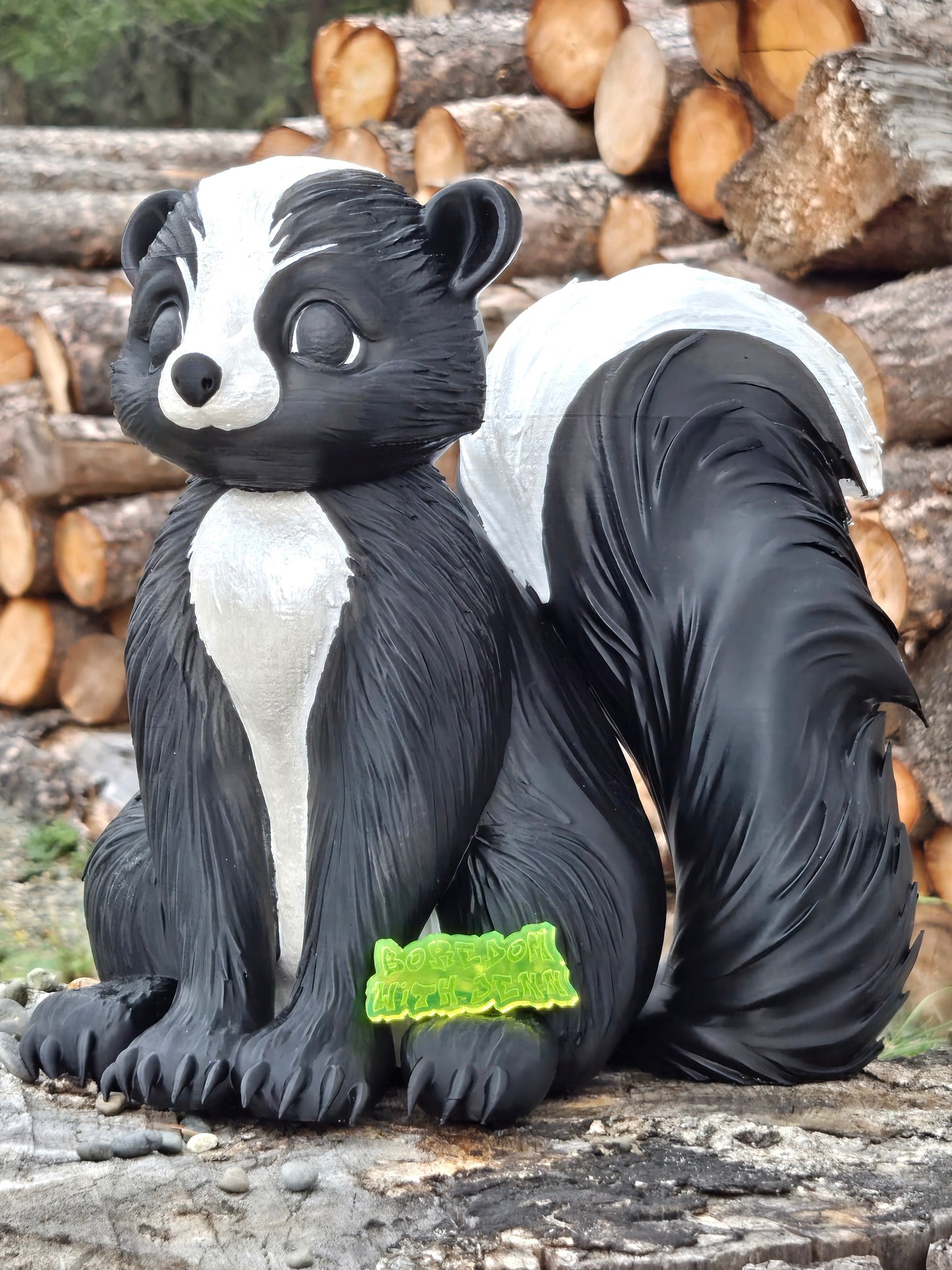 Skunk , Mudroom Frens, 3d Printed Porch and Desk Animals