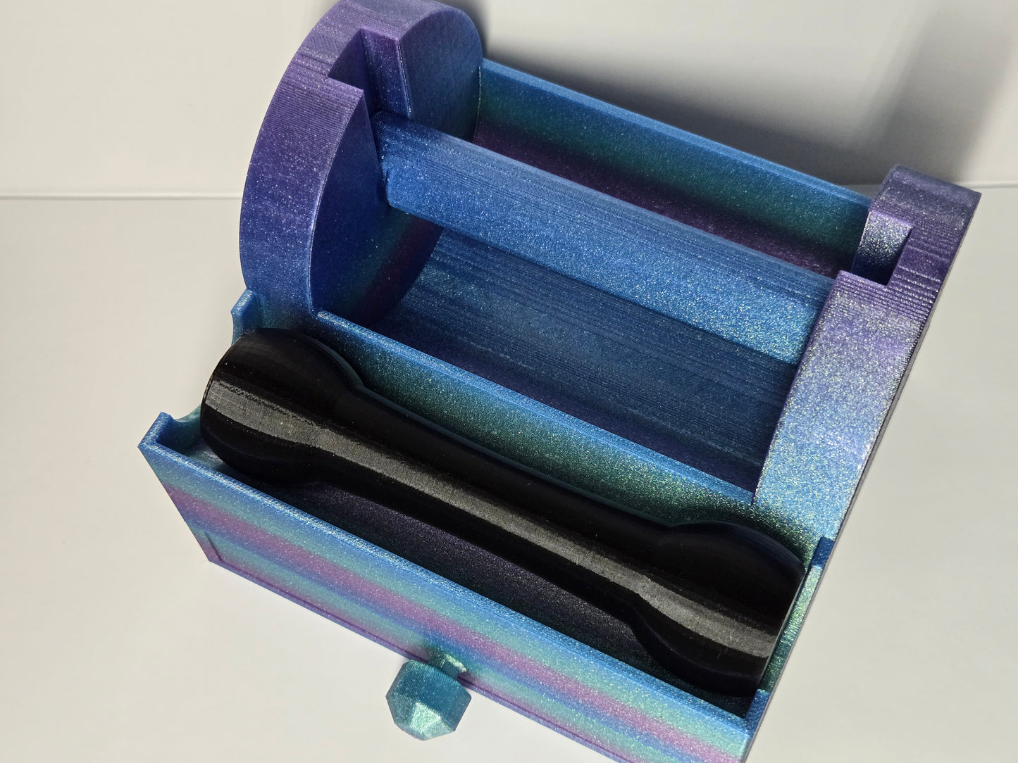 Galaxy Rainbow Sinew Caddy with Tool Holder. No Restock on this color.