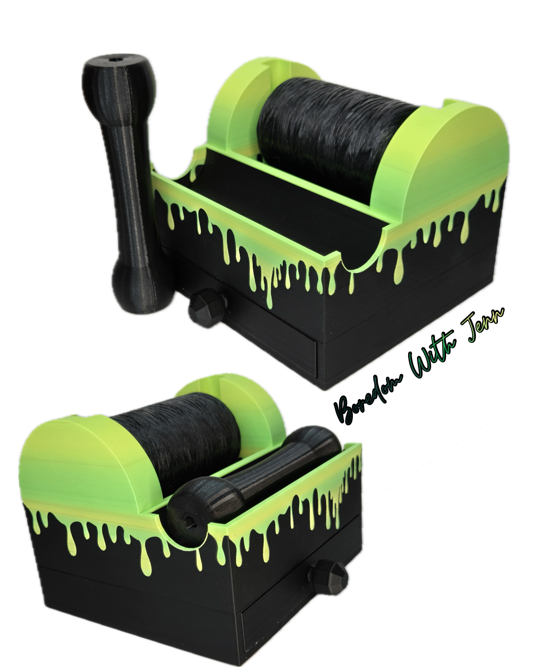 Sinew Caddy and Puller Set, Aurora Drips