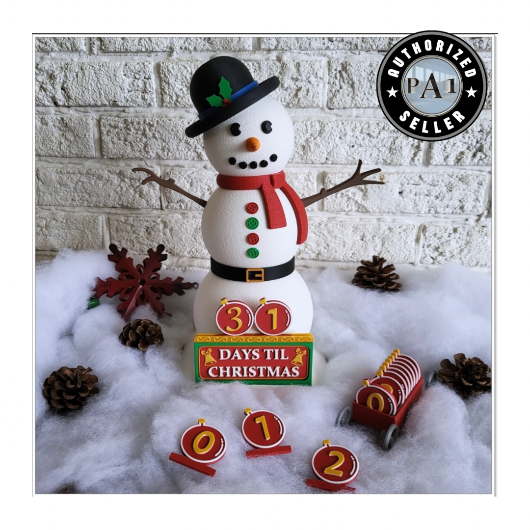 Lamp, Snowman Christmas Countdown