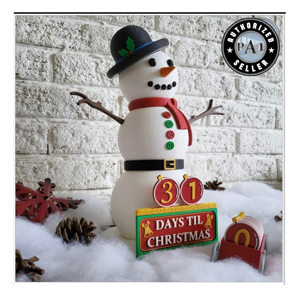 Lamp, Snowman Christmas Countdown