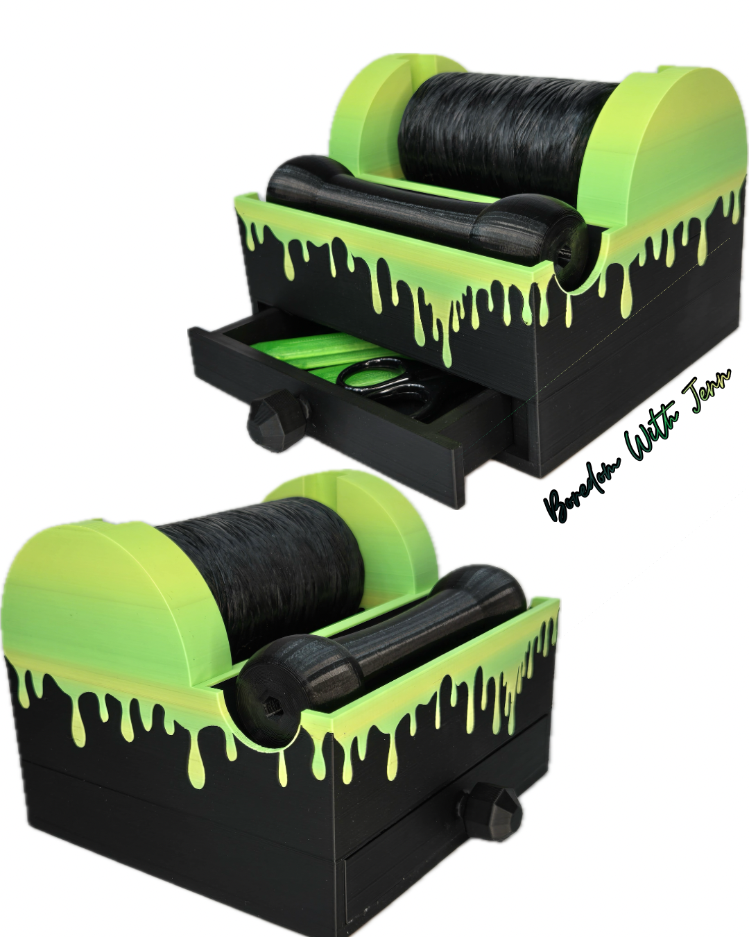 Sinew Caddy and Puller Set, Aurora Drips