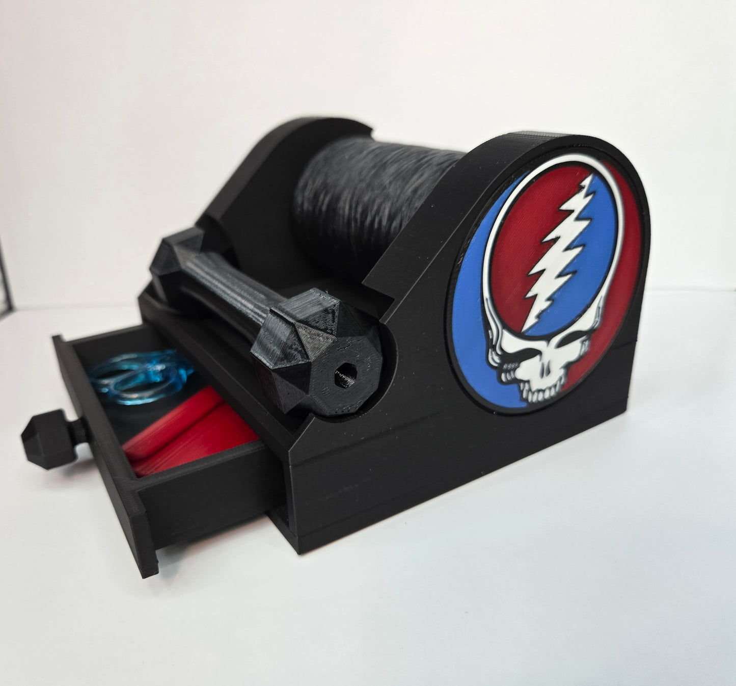Skeleton Sinew Stand/Tool Storage With Pleating Tools,  Plain Color Stealie.