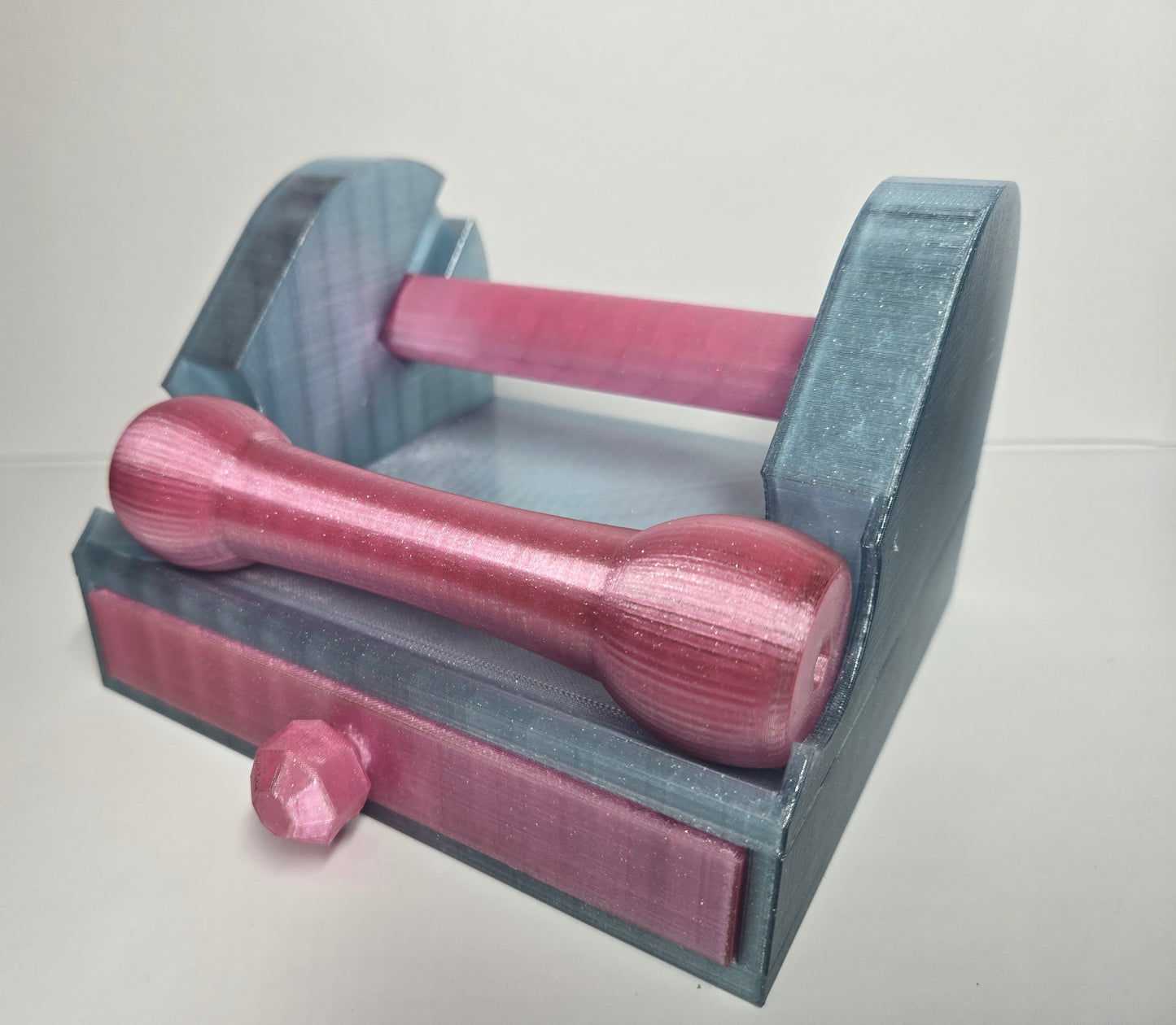 Sinew Stand With Tool Storage Pink and Blue Star Stuff, No Restock on this Color.