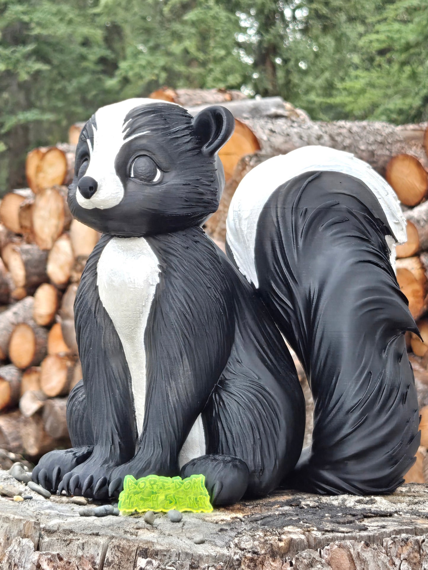 Skunk , Mudroom Frens, 3d Printed Porch and Desk Animals