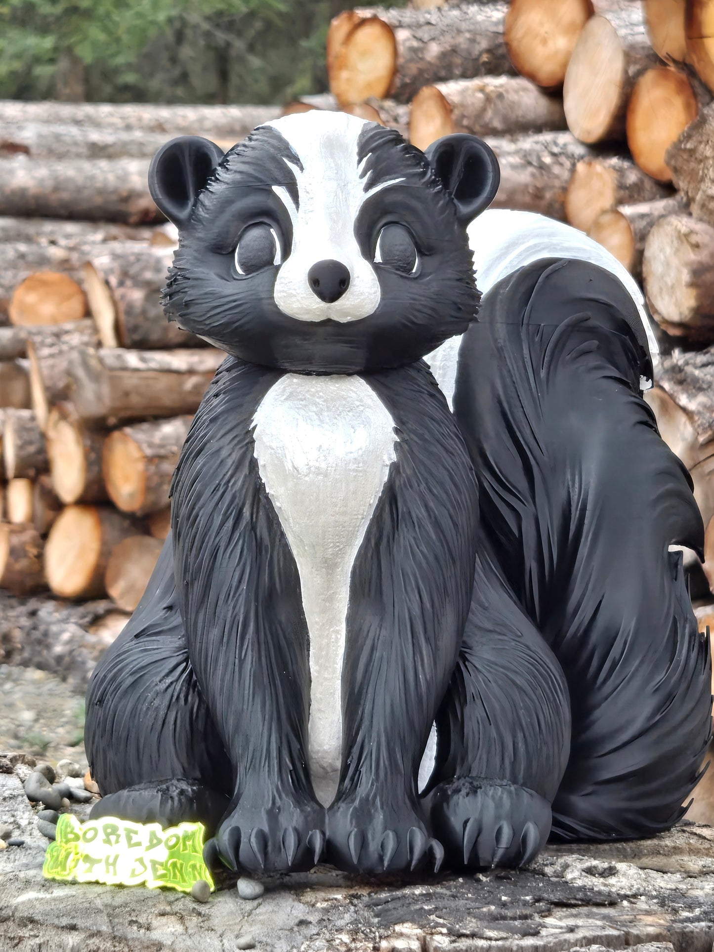 Skunk , Mudroom Frens, 3d Printed Porch and Desk Animals
